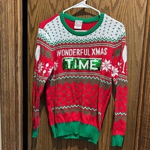 Festive Red and Green Christmas Sweater